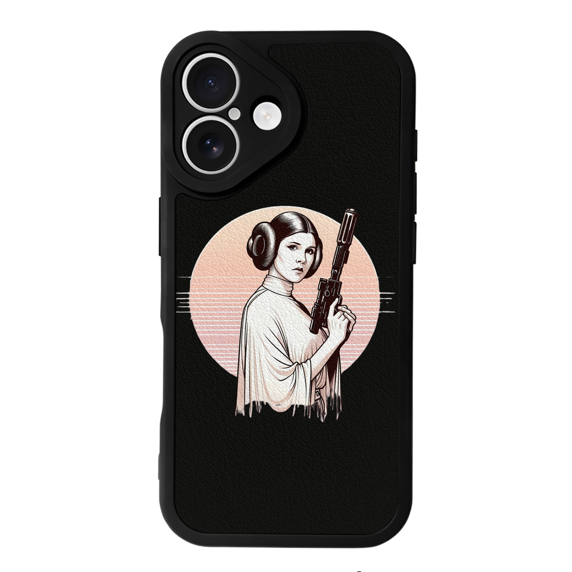 （画像用） スター・ウォーズ Star Wars 【iPhone 16シリーズ対応】シリコンスマホケース（レザー調） 材質：シリコン